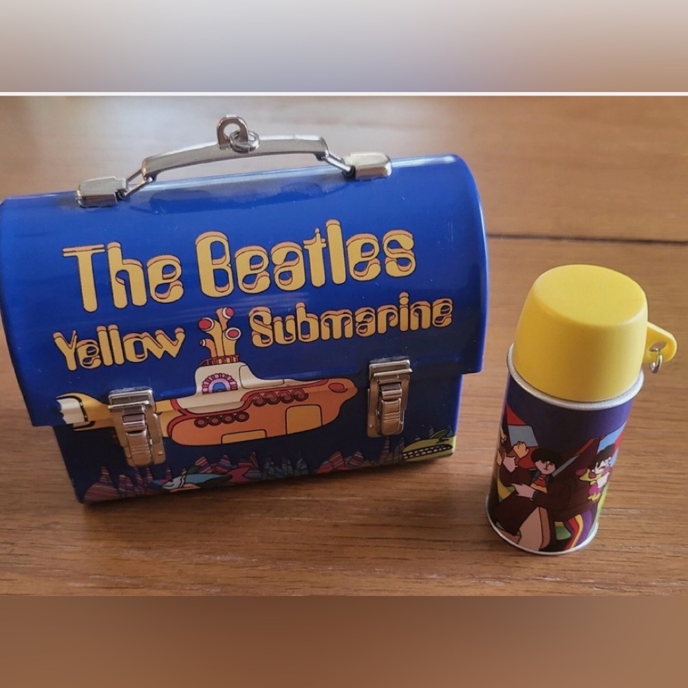 Hallmark Beatles Yellow Lunchbox and thermos Submarine Ornament